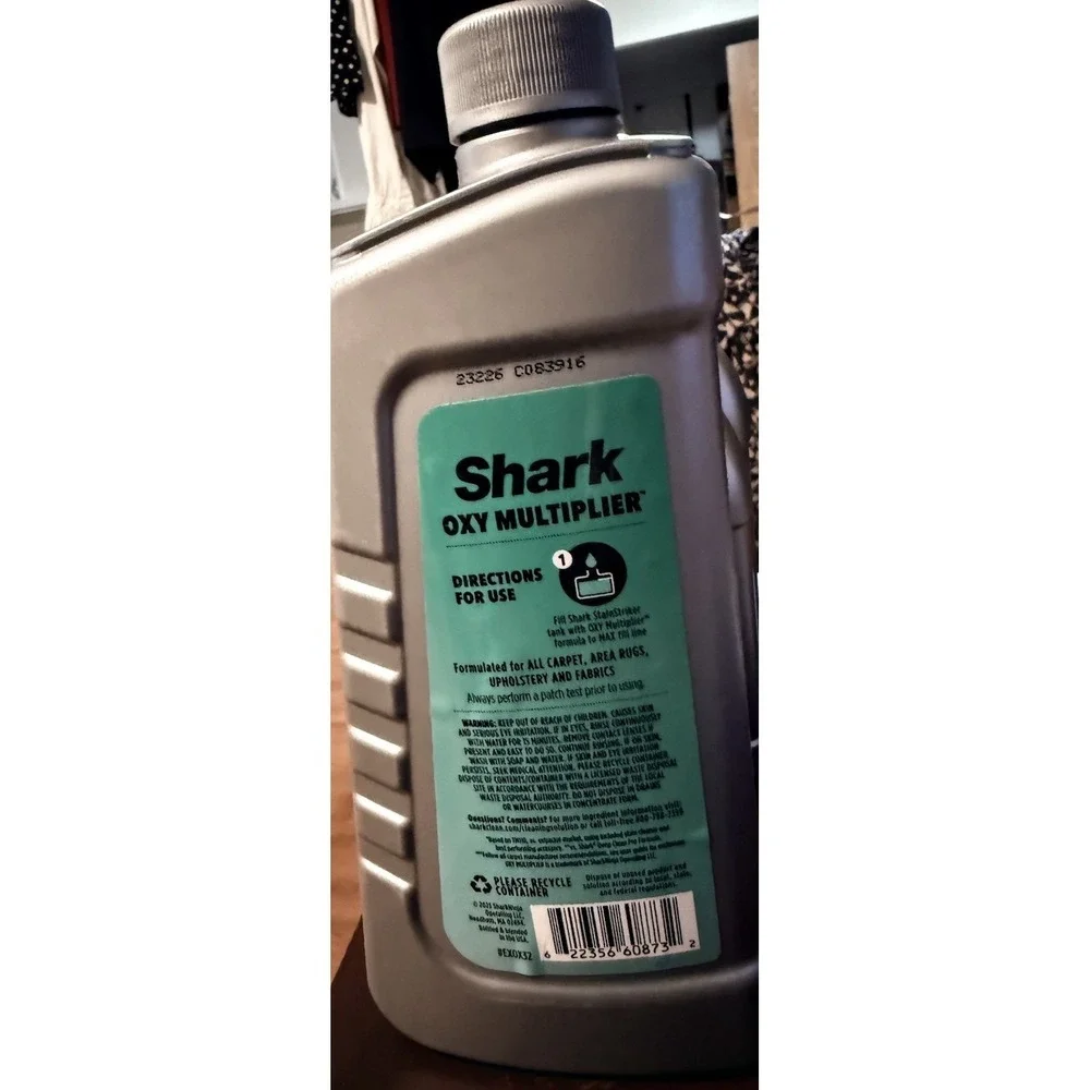 Shark‎ Oxy Multiplier 32 Ounces System Formula Two Stain Striker Power Rugs